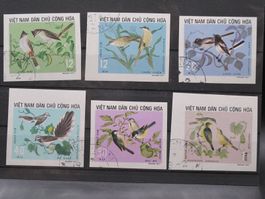 Vietnam 1973 Vögel geschn. ungezähnt, gest.