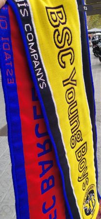YB - FC BARCELONA CHAMPIONS LEAGUE SCHAL AUS BARCELONA