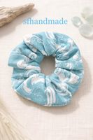 *Blue Wave* Scrunchie - sfhandmade