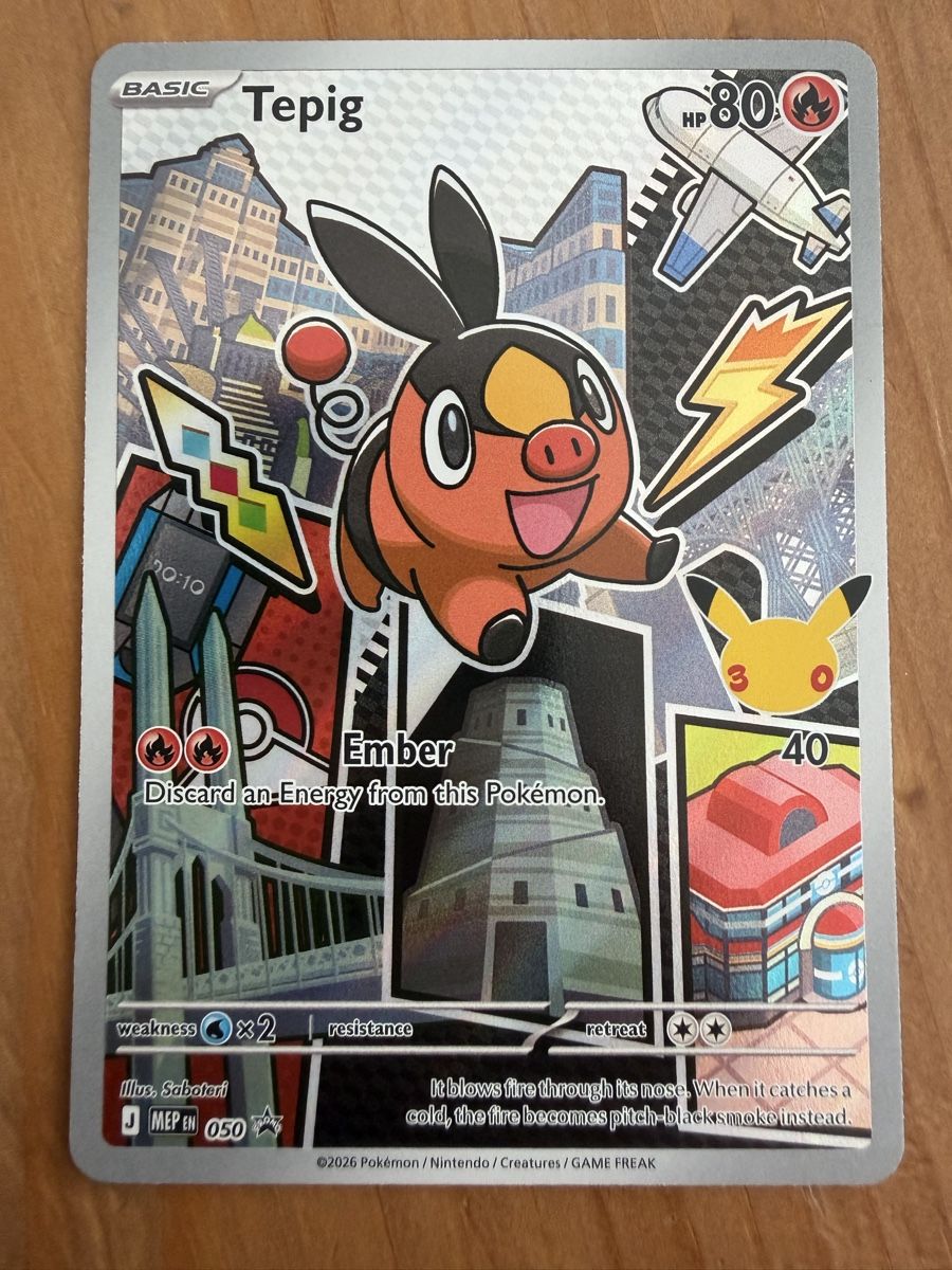 Pokémon Cartes à collectionner: Tepig (MEP050) – Neuf (Voir description) à Vevey par Matx