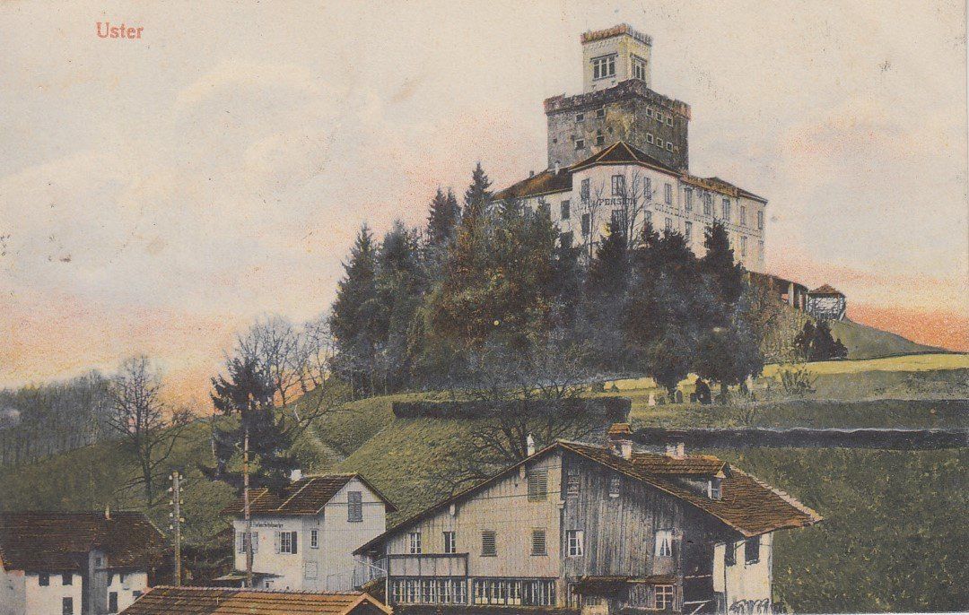Cartoline postali: Uster  ZH        um 1906 – Usato da Brig venduto da Valcards54