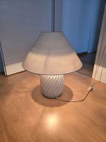 Lampe Keramik weiss gedreht