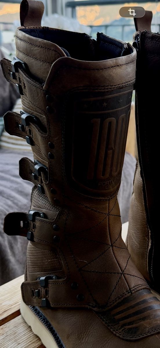 Herrenschuhe: Icon Elsinore 2 Motorradstiefel – Gebraucht aus Brunnen von Saschb 5
