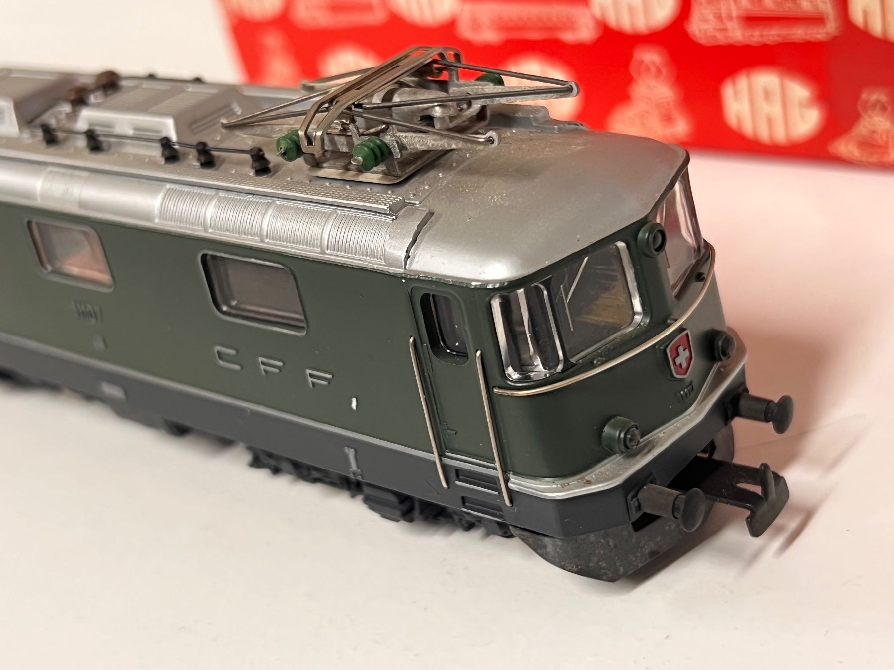 Hag Modellini di ferrovie: HAG Re 4/4|| SBB NR.160  Wechselstrom H0 – Usato da Geroldswil venduto da TopTrain54 2