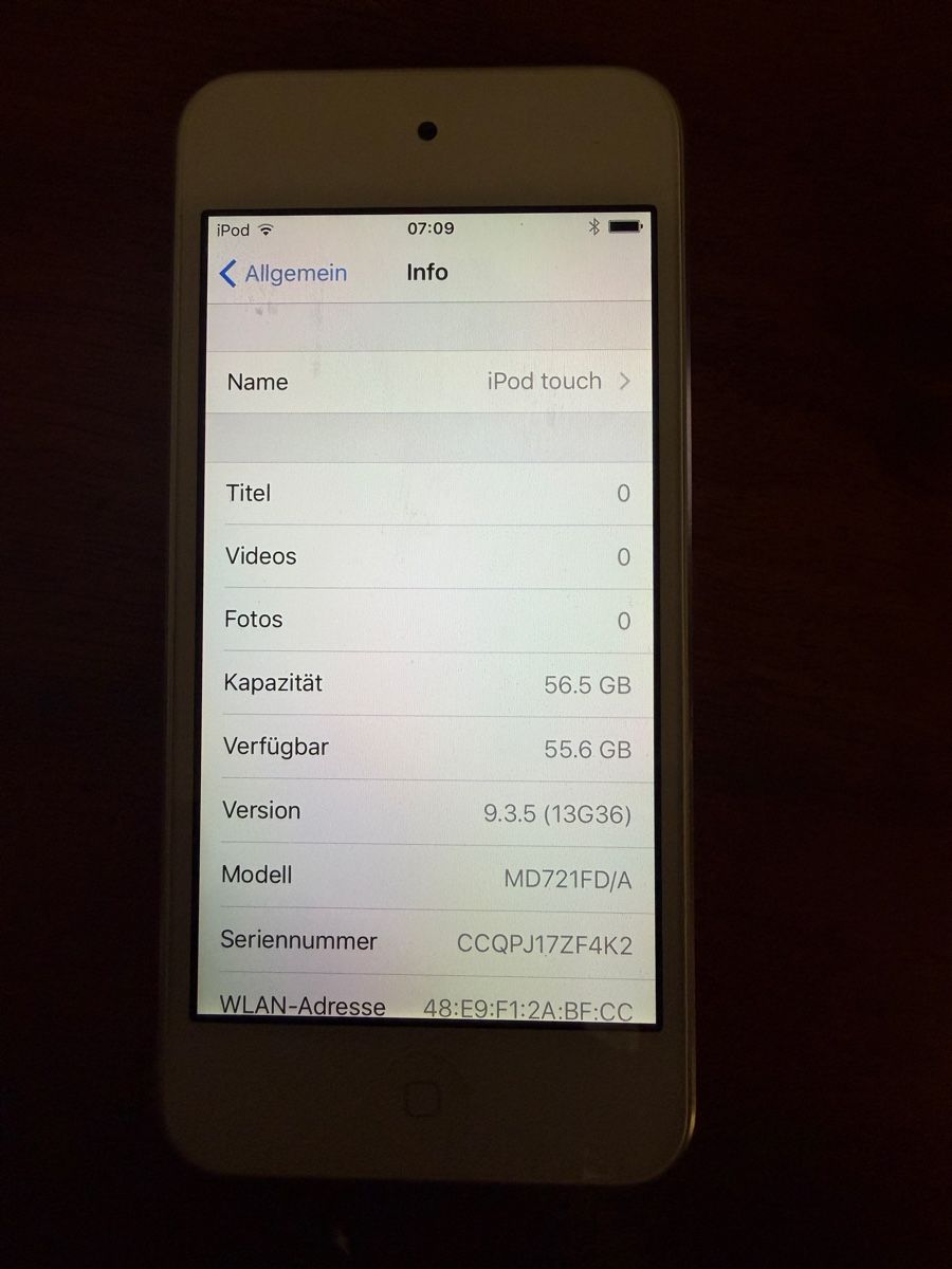 Apple Lecteur multimedia & Streamer: IPod Touch 5. Gen, 64GB – D'occasion à Solothurn par Mc_Clane