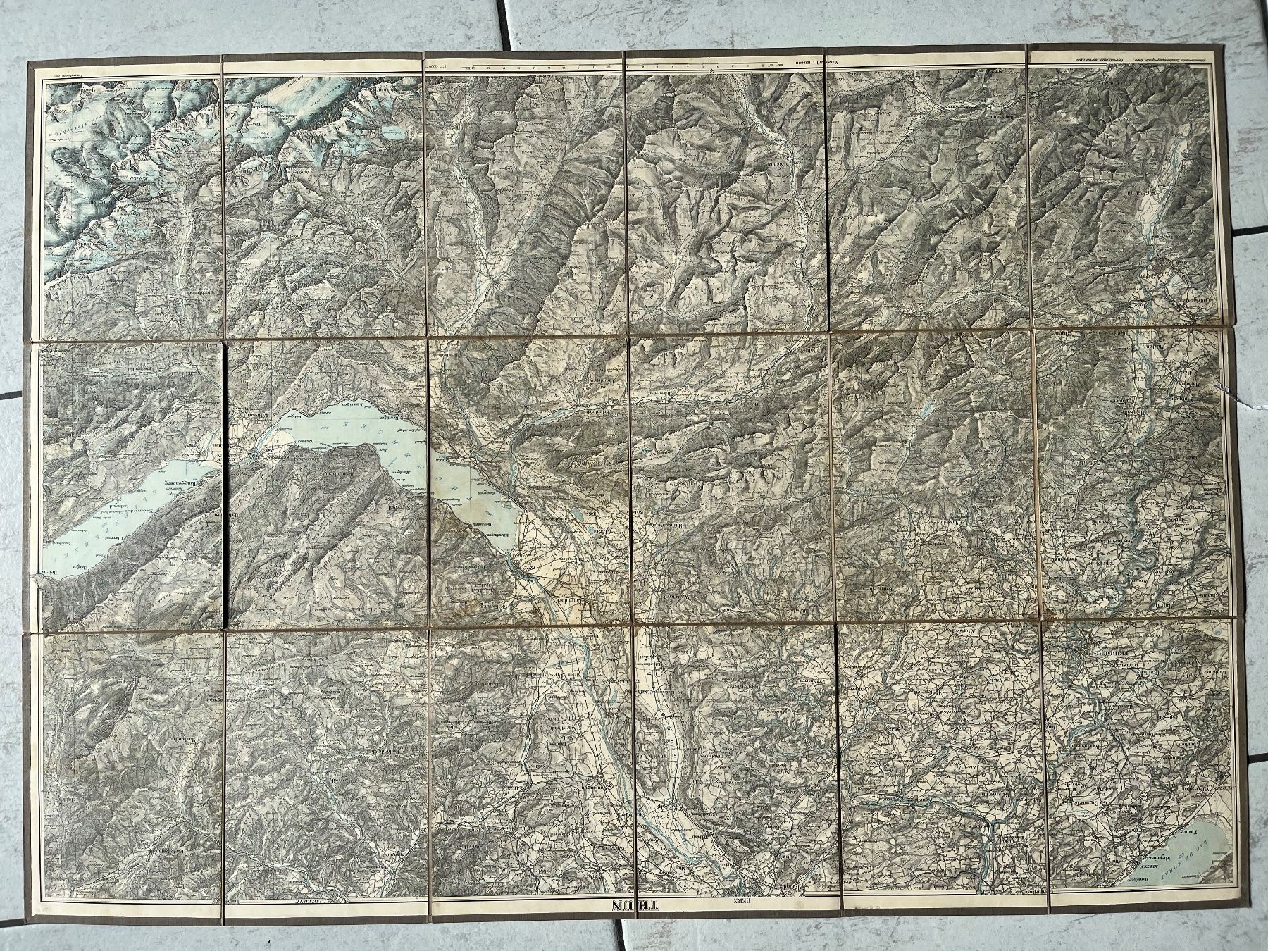 Cartine & Atlanti: Topografische Karte Thun – Usato da Rudolfstetten venduto da Rrst1968 1