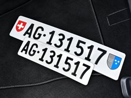 Kontrollschild AG 131517 – Spezielle Autonummer 13-15-17