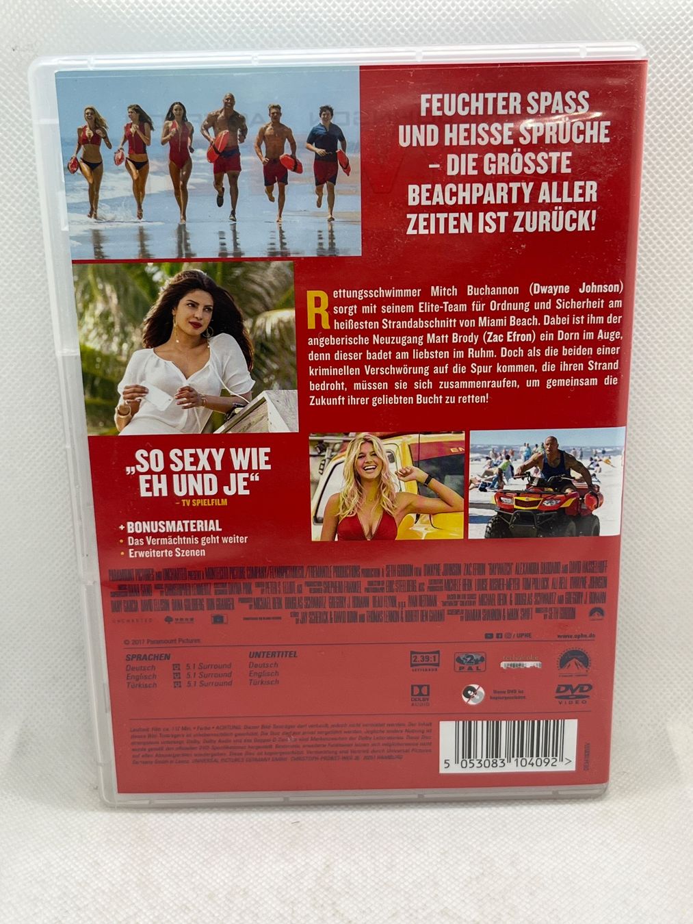 Tutti i DVDs: Baywatch DVD - Dwayne Johnson, Zac Efron – Usato da Hinterkappelen venduto da Kim1992 1