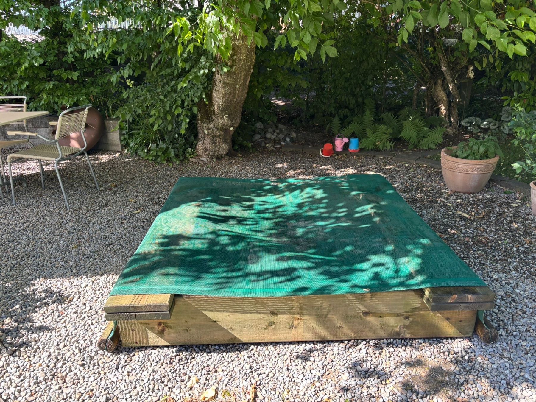 Sabbiera per bambini: Sandkasten Holz mit Abdeckung – Usato da Frauenfeld venduto da GMat85