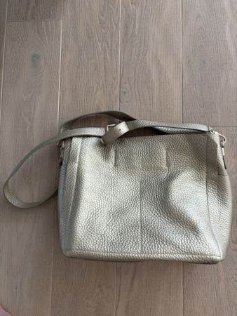 Furla Leder-Tasche Gold Grösse ca. 28cm x 35