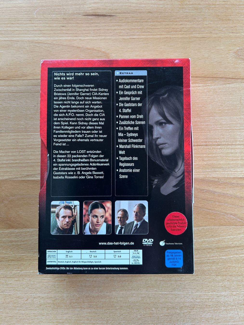 Alle DVDs: ALIAS Die Agentin (komplette Staffel 4) – Gebraucht aus Grosswangen von che_gr 4