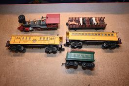 Lionel Lok + Wagen Spur 0 ohne OVP Lok nicht getestet