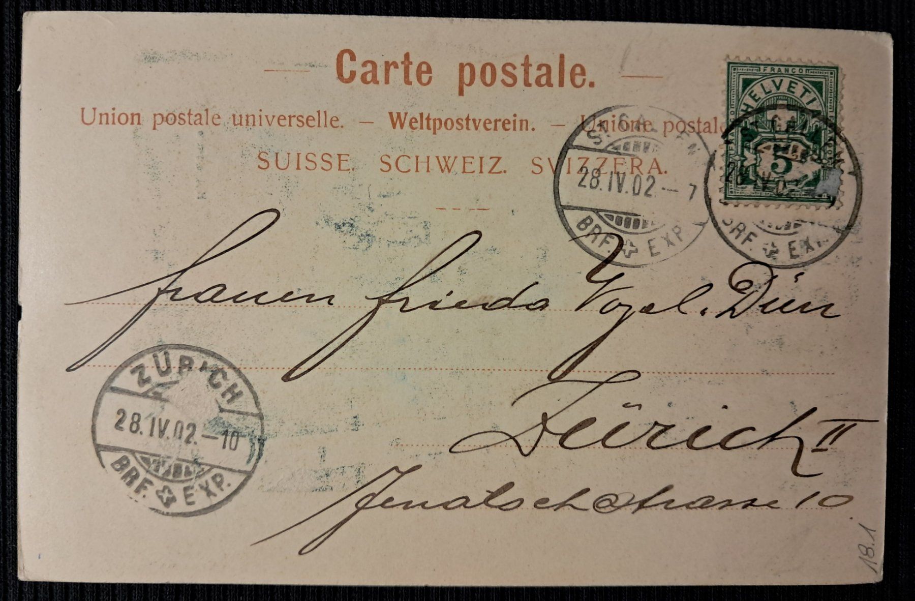 Cartoline postali: ST GALLEN 1902 – Usato da Ponto Valentino venduto da giorgia06 1