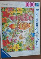 Puzzle Ravensburger 1000 Teile, Vögel bunt