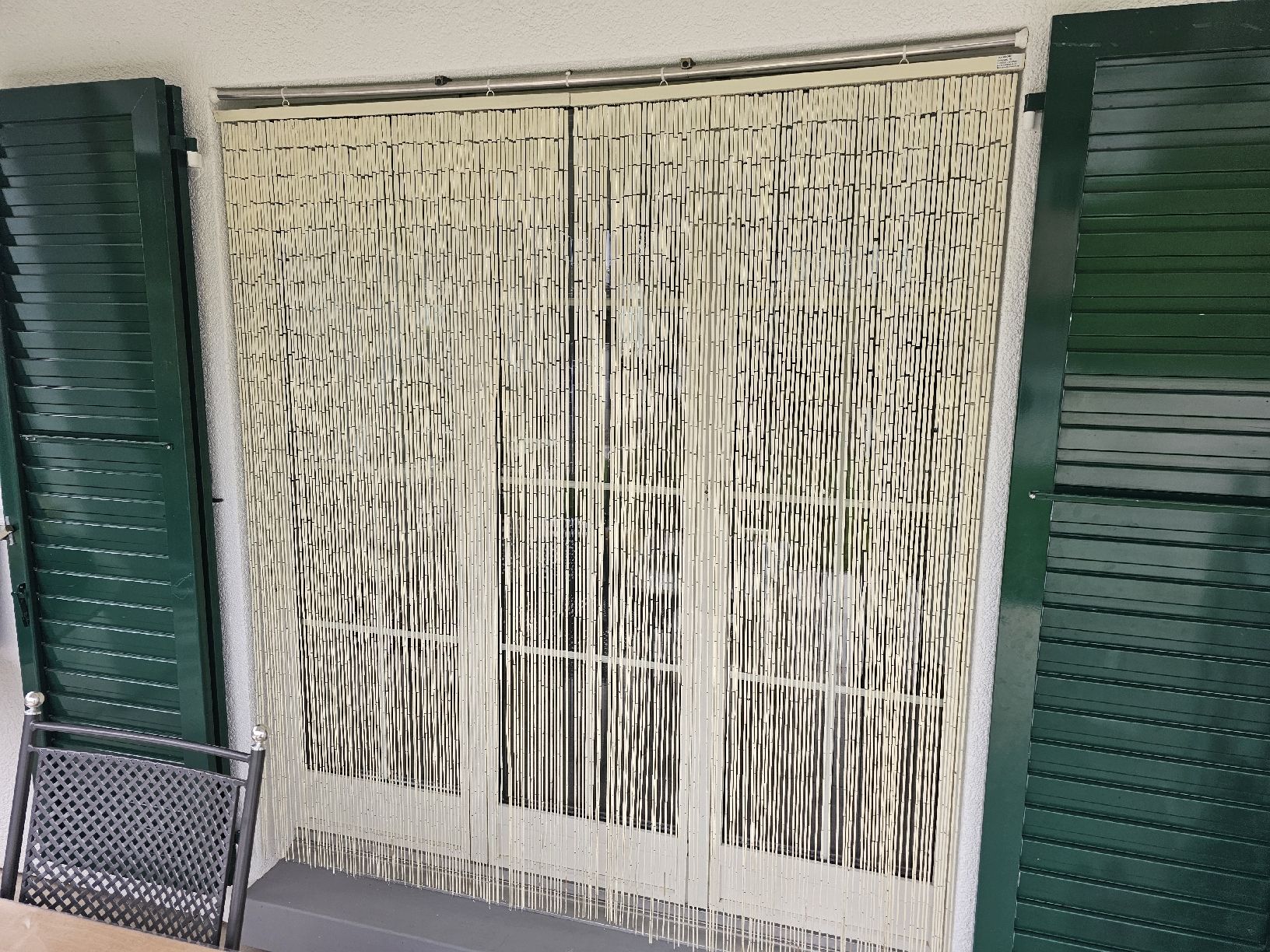 Tende: Türvorhang Bambus uni weiss 90x200 cm – Usato da Obergerlafingen venduto da Deluxepoint