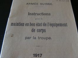 Petit règlement militaire d'instruction pour la troupe, 1917
