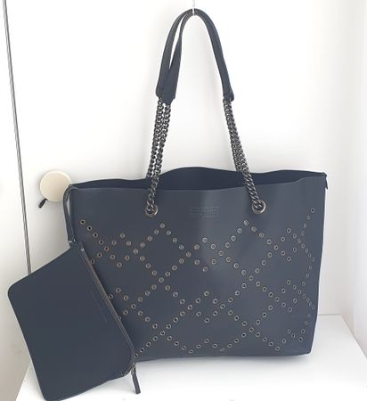 Marc Jacobs Henkel/Schulterrtasche Leder Schwarz