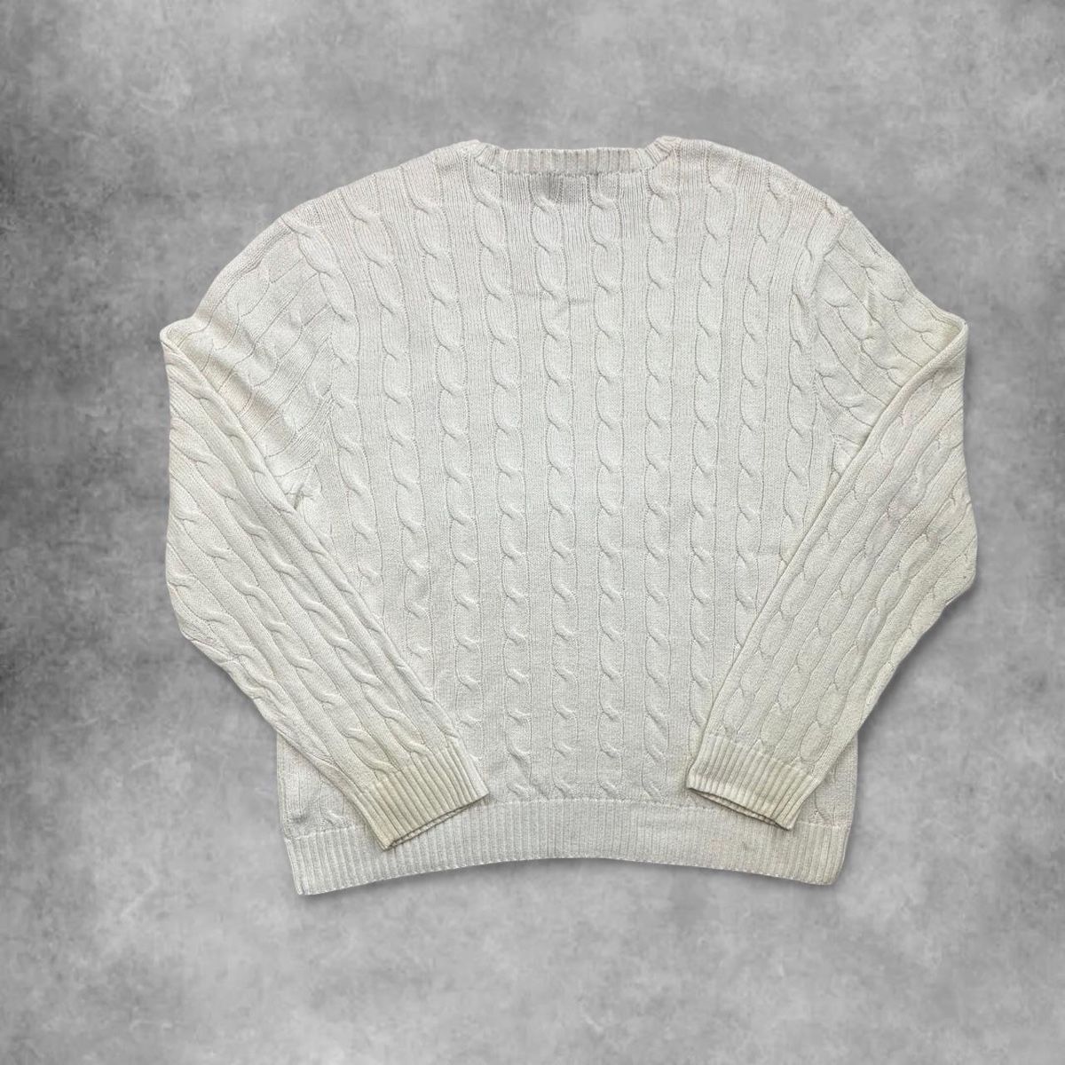 Ralph Lauren Pulls & Sweat-shirts: Ralph Lauren white cable knit sweater  – D'occasion à Erlinsbach SO par TogaResell 3