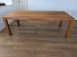 Massivholz Esstisch 220x93 cm Bondio CH-Schreinerei Spicher