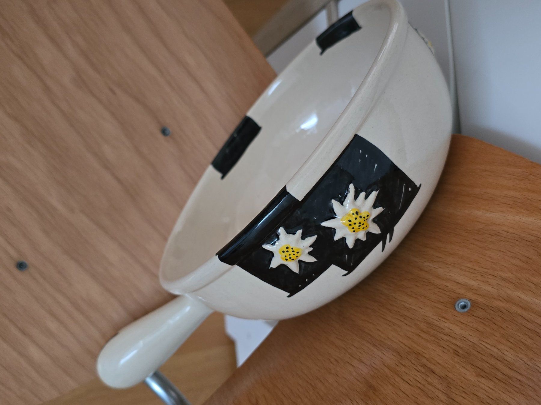 Küchengeräte: Keramik-Caquelon "Käse-Fondue" von Spring – Gebraucht aus Rafz von Domimir 5