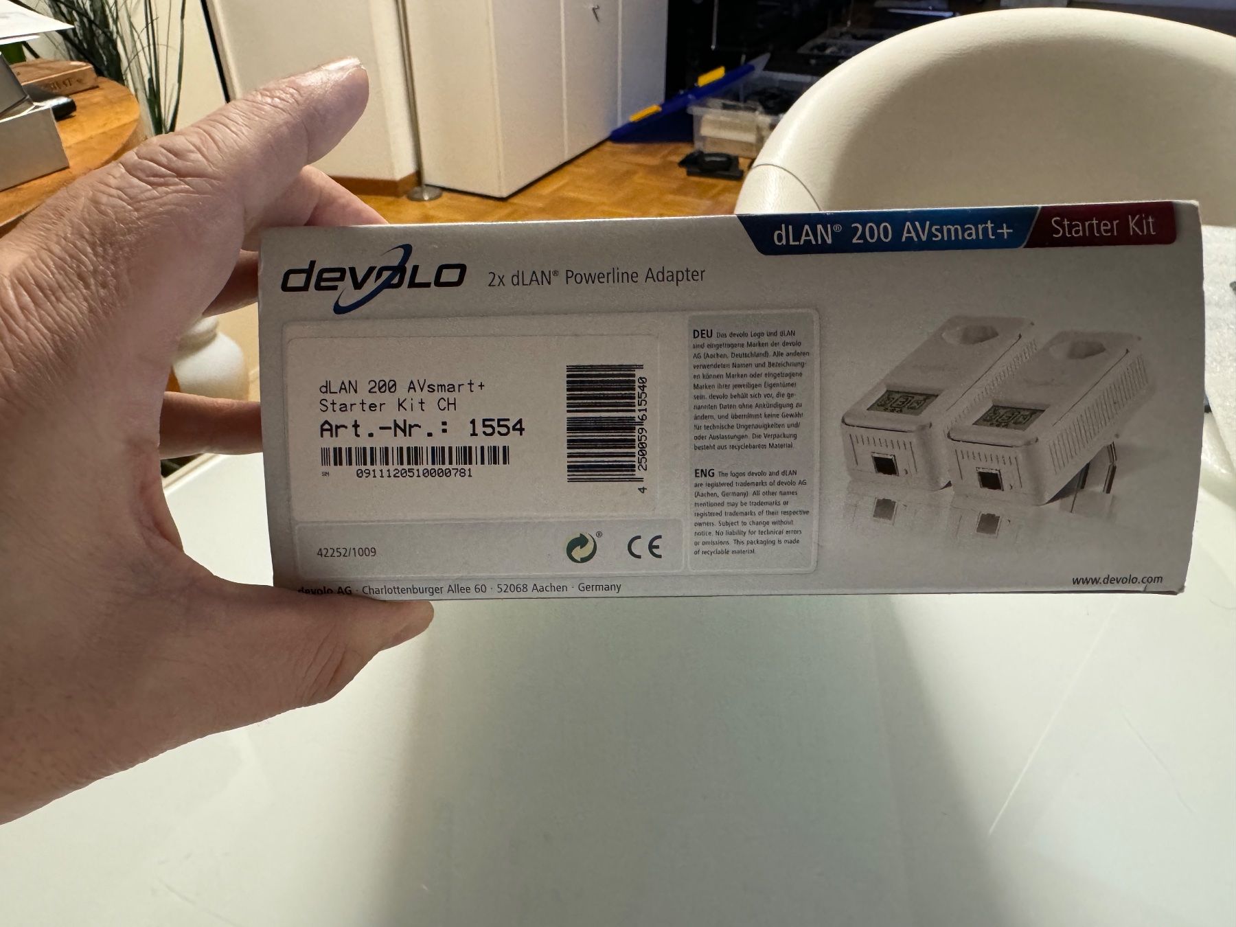 Devolo Unità & Adattatore: Devolo Powerline Starter Kit dLan 200 AVsmart+  *200Mbit/s – Usato da Schaffhausen venduto da vasco016 8