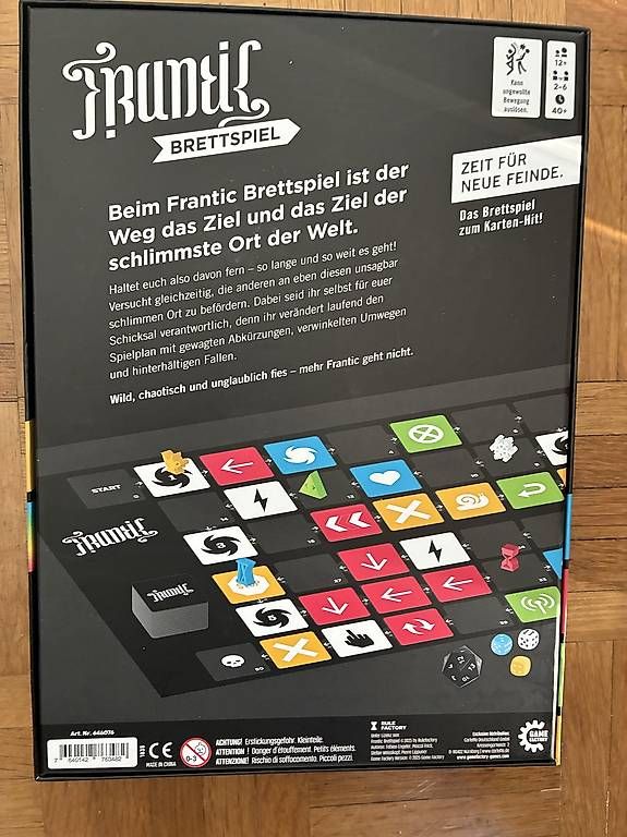 Spiele: Frantic Brettspiel – Neu und originalverpackt aus Bern von Aniba23 1