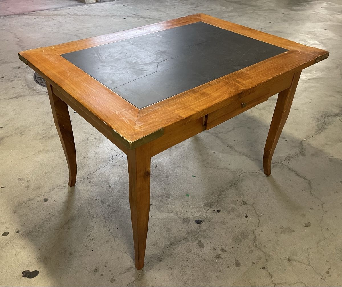 Tavoli: Table Biedermeier Appenzell 1830  cerisier & ardoise – Usato da Genève venduto da cedricbruna 4
