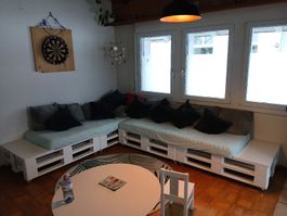 Palett Sofa/Bett