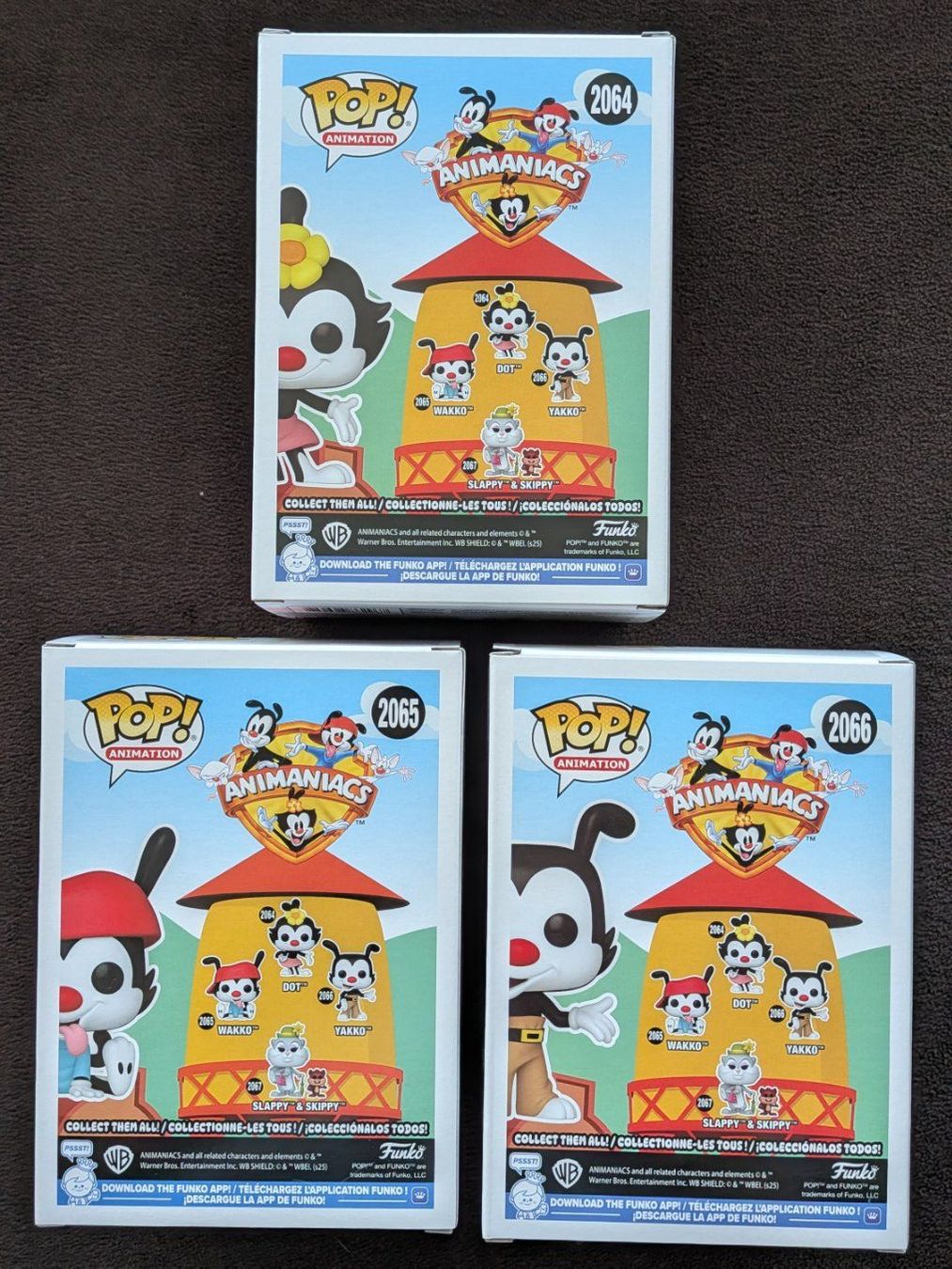Funko Figuren: Funko Pop! Animaniacs - Dot #2064 Wakko #2065 Jakko #2066 – Neu und originalverpackt aus Obfelden von RCO85 2