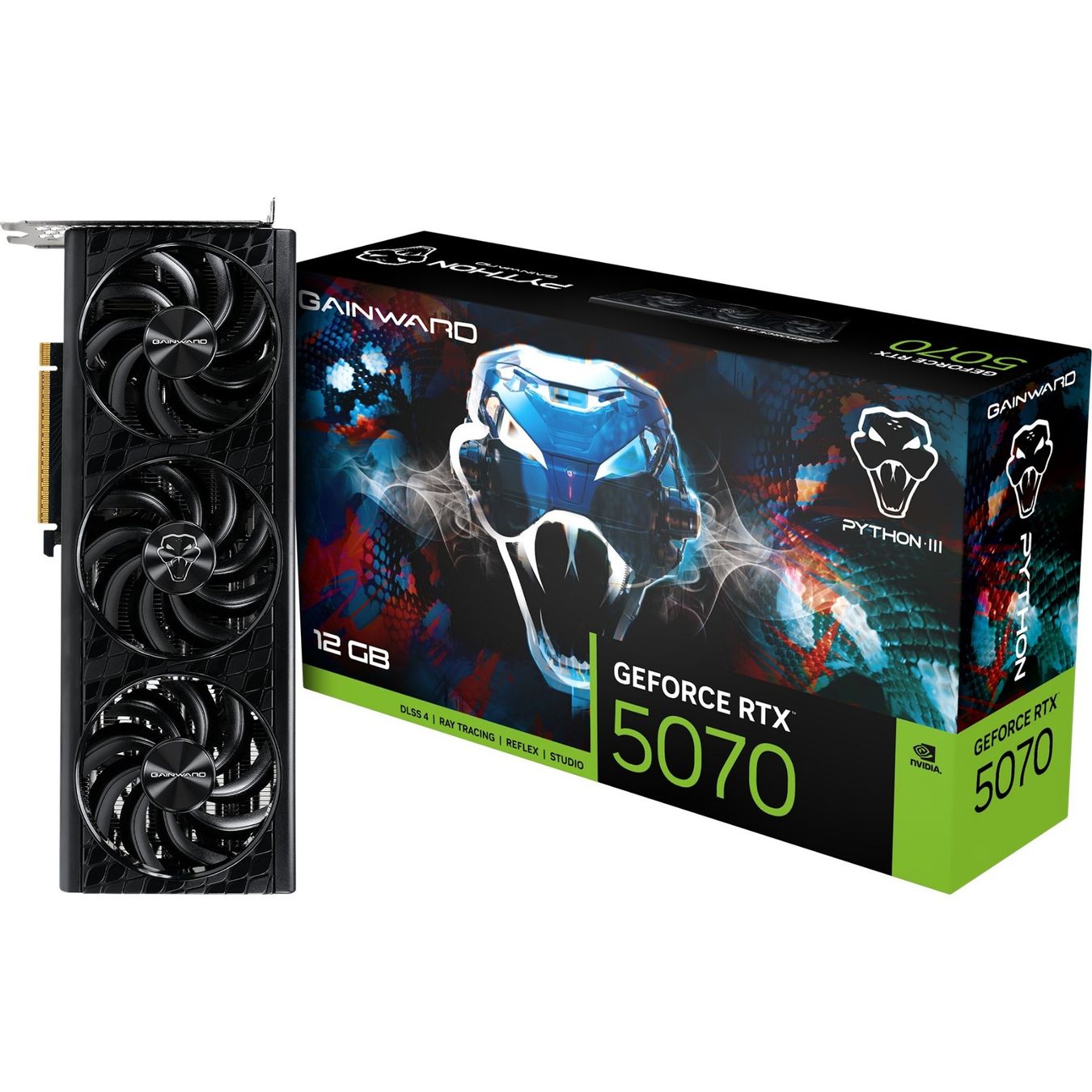 Gigabyte Schede grafiche: Gainward GeForce RTX 5070 Python III 12 GB – Nuovo e nell'imballaggio originale da Baden venduto da pchai_dietikon