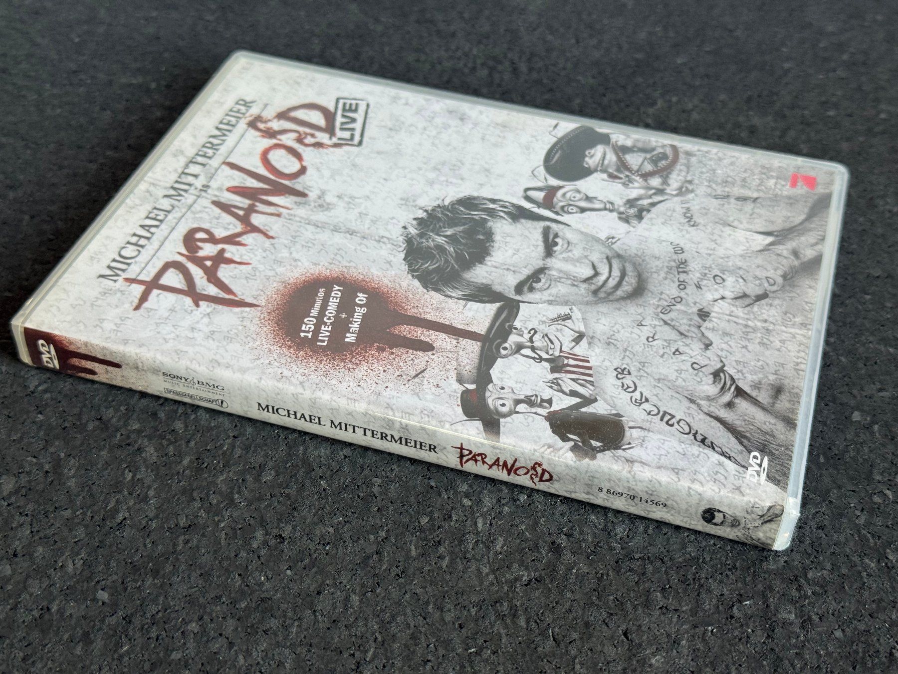 Tutti i DVDs: Michael Mittermeier PARANOID "Die Show" DVD DE – Usato da Fribourg venduto da tschjoly 5