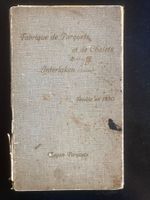 Musterbuch Parkettfabrik Interlaken
