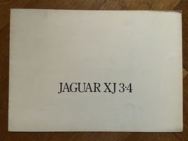 JAGUAR XJ 3.4 Prospekt 1975 brochure catalogue - Schweiz dt.