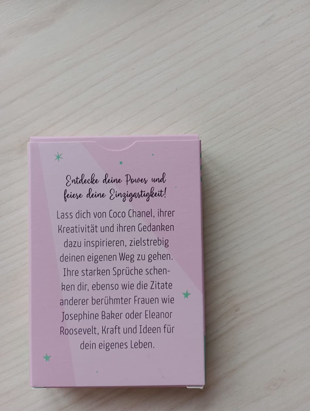Giochi: Geschenkidee Inspirationskärtchen Coco Chanel – Nuovo (secondo la descrizione) da Wädenswil venduto da Mirm1.0 3