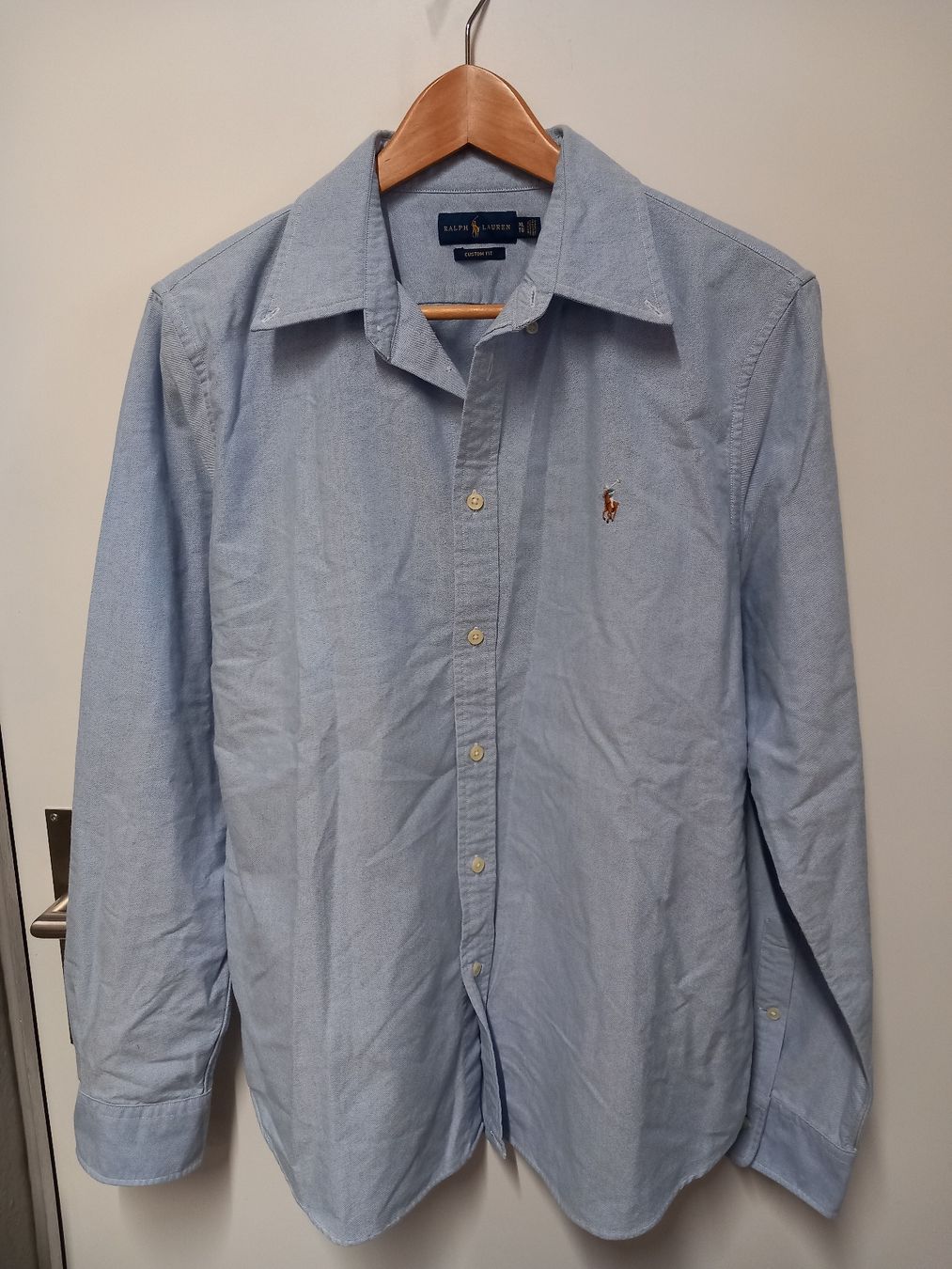Ralph Lauren Camicette: Ralph Lauren Hemd Bluse Gr.XL Baumwolle, hellblau – Usato da Gwatt (Thun) venduto da umwelt-brocki 3