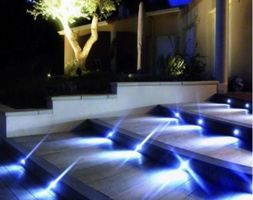 Outdoor LED Deck Lights - Set of 6 x 3 Led - New 