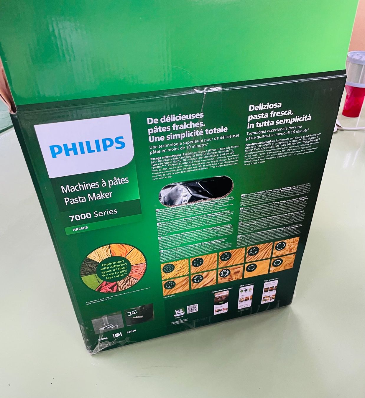 Elettrodomestici da cucina: Philips Pastamaschine HR2665/96 Schwarz – Nuovo e nell'imballaggio originale da Regensdorf venduto da Powershift2