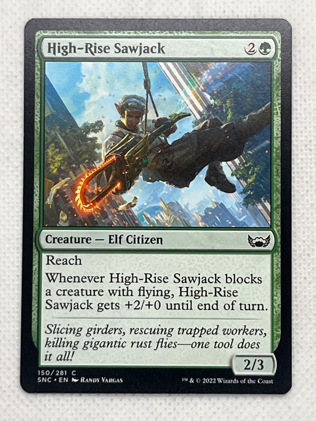 Magic The Gathering Carte collezionabili: MTG High-Rise Sawjack SNC 150 Englisch Common – Usato da Hinterkappelen venduto da Kim1992