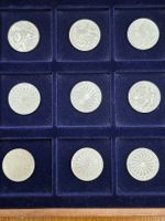 9 pièce en argent allemande voir photos