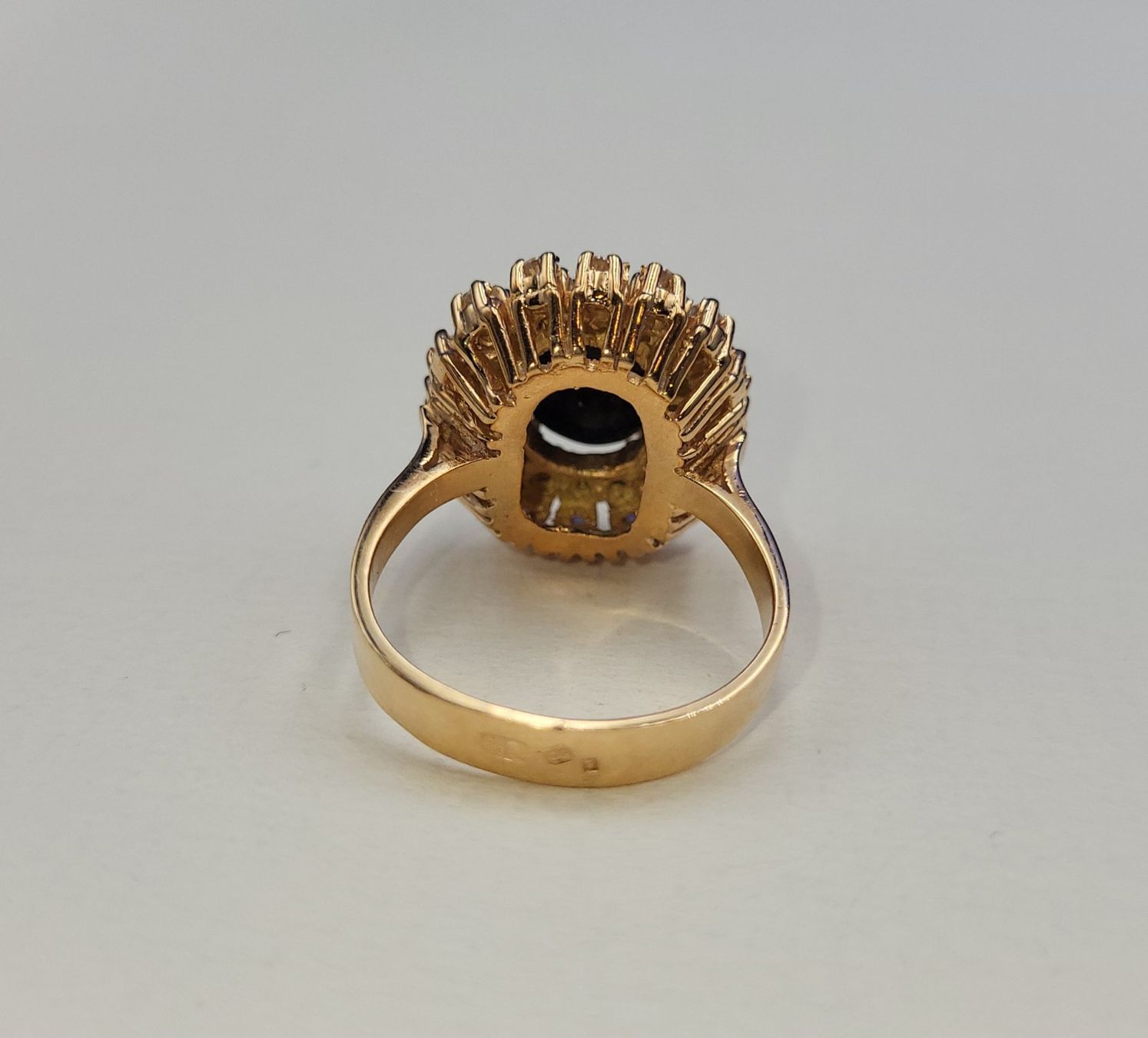 Anelli: 585 Rose Gold Ring Mit Onyx und Steine – Usato da Wald ZH venduto da Aniade 6