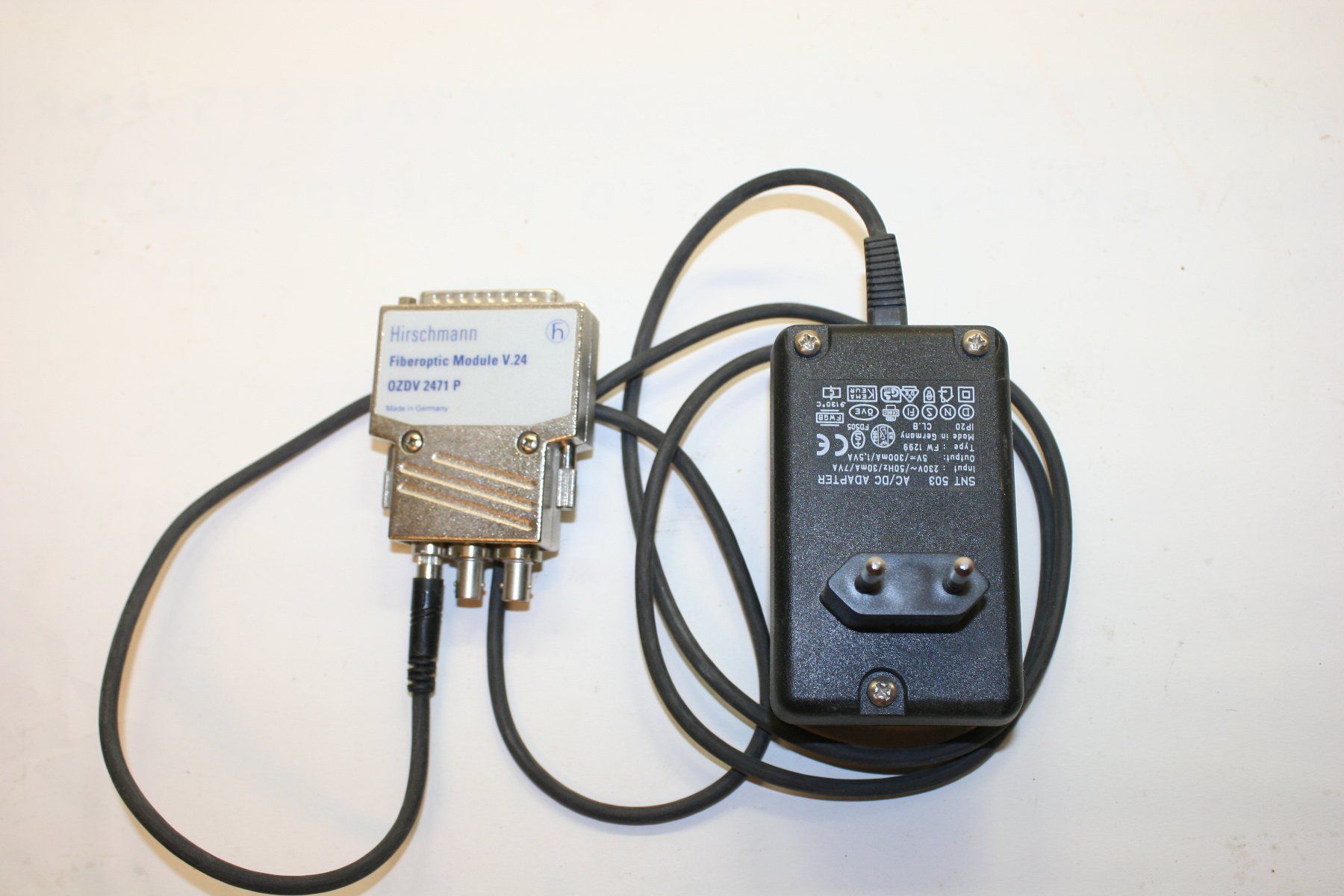 Componenti elettronici: Hirschmann Fiberoptic Module V.24 OZDV 2471 P Konverter – Usato da Hinwil venduto da ilon13 1