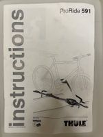3× Thule ProRide 591 Fahrradträger + Grundträger-Schienen