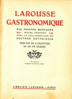 Larousse gastronomique, 1938