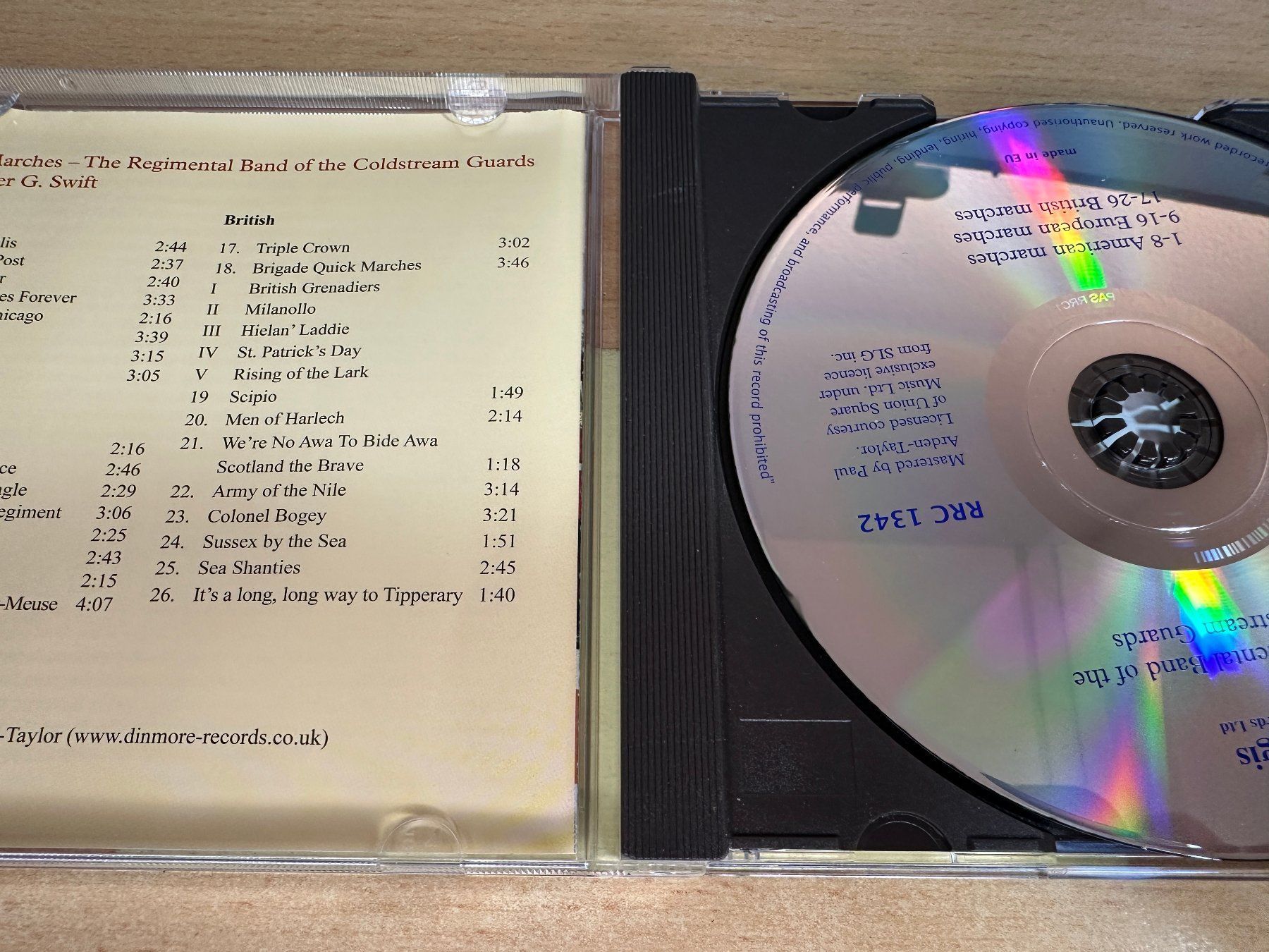 CD: I9 Regimental Band - The Coldstream Guards – Usato da Rikon im Tösstal venduto da Alpenmutz 2