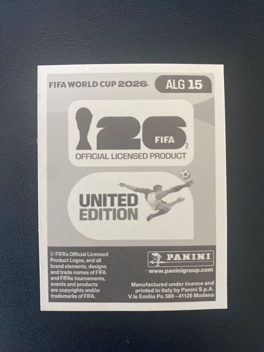 Panini Carte collezionabili: Panini FIFA World Cup Sticker ALG 15 – Nuovo (secondo la descrizione) da Glattbrugg venduto da riseca 1