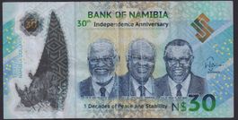 Namibia 30 Dollars 2020