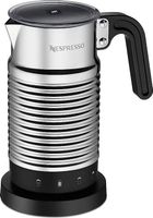NESPRESSO Aeroccino 4 Silber Milchaufschäumer aus Edelstahl