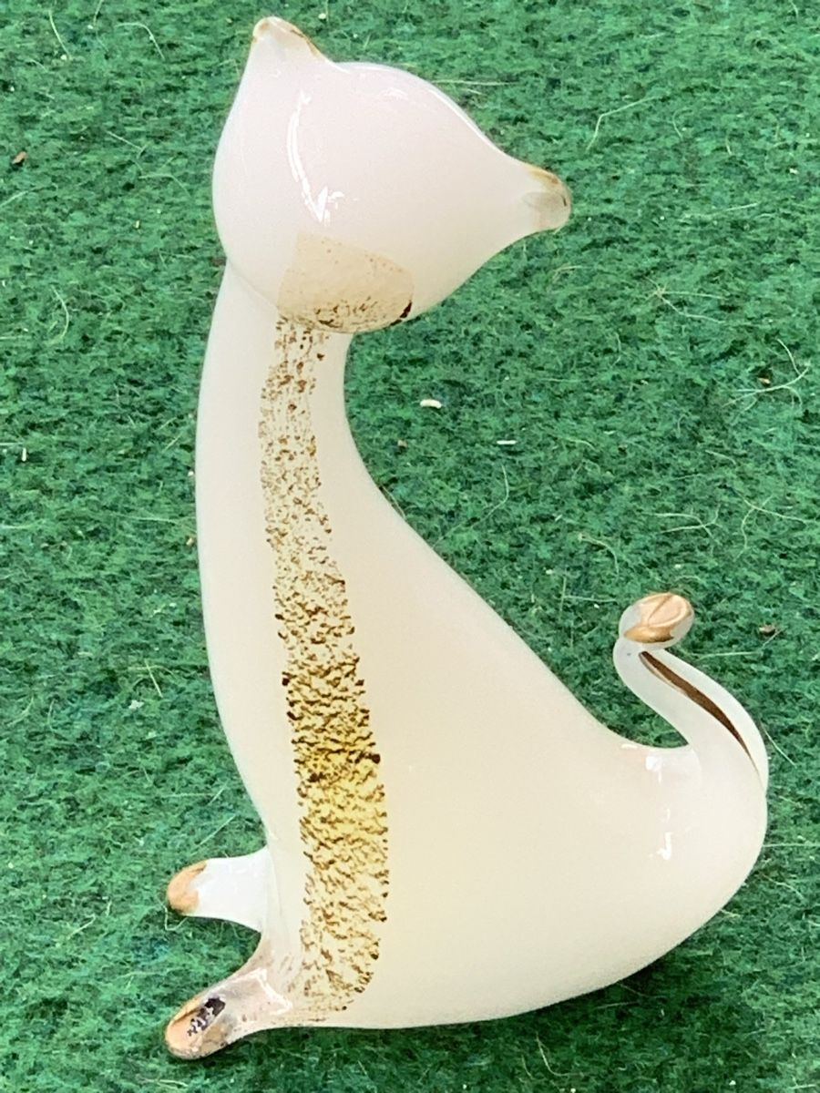 Statuette: Glas - Katze  – Usato da Wangen b. Olten venduto da Finolino28 1