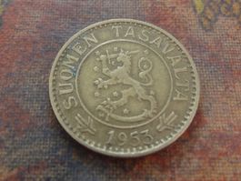 FINLANDE  10  Markkaa  1953