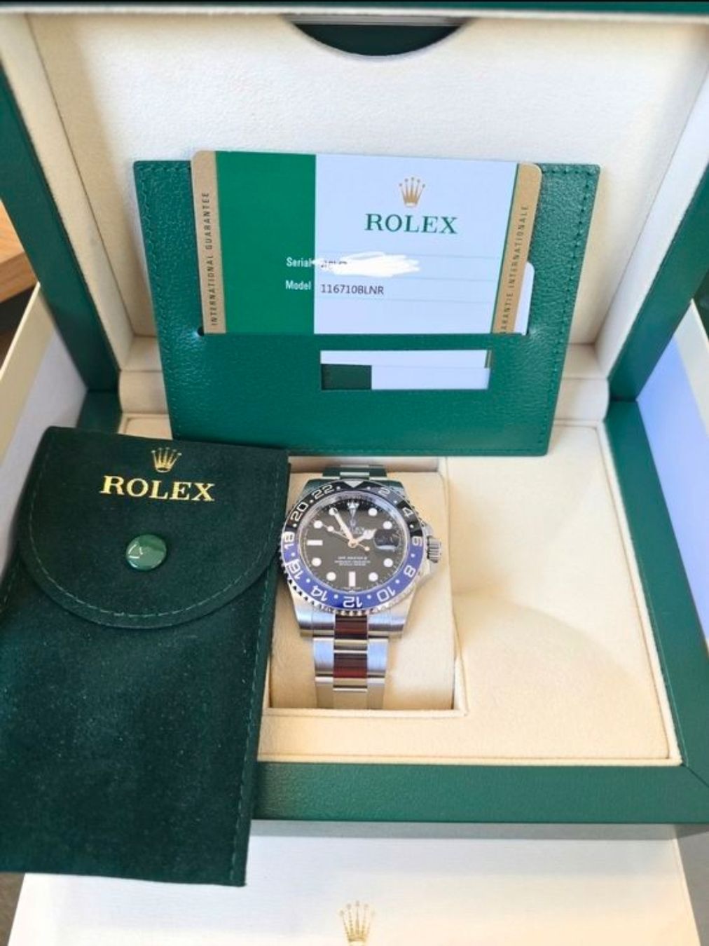 Rolex Orologi: ROLEX GMT- MASTER  "BATMANN", 2014 Occ.,CH+Fullset! – Usato da Maienfeld venduto da Andyr44 1